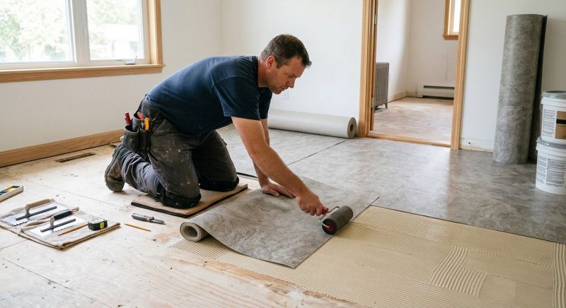 Sheet Flooring Installation in Yellow Springs, OH
