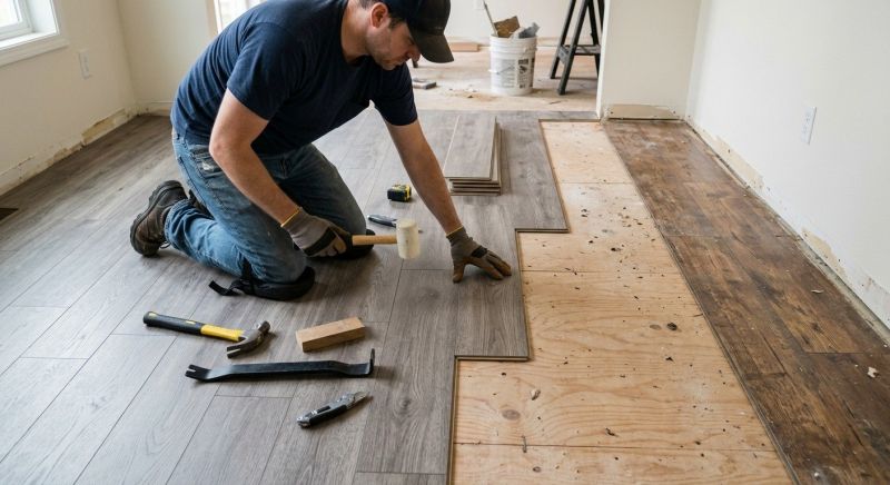 Laminate Floor Installation in Blanchester, OH