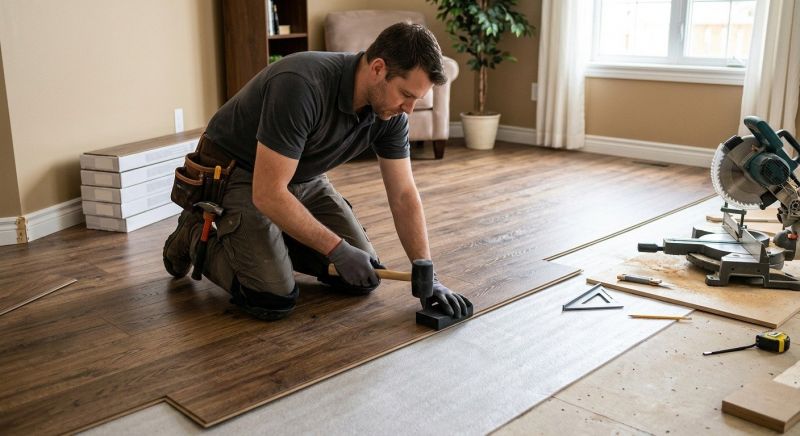 Laminate Floor Installation in Springboro, OH