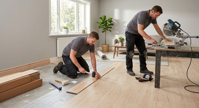 Laminate Floor Installation in Trenton, OH