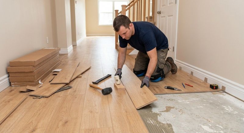 Laminate Floor Replacement in Hamilton, OH