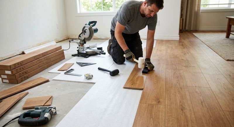Laminate Floor Replacement in Spring Valley, OH