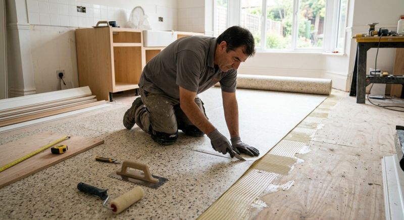 Linoleum Floor Installation in Fairborn, OH