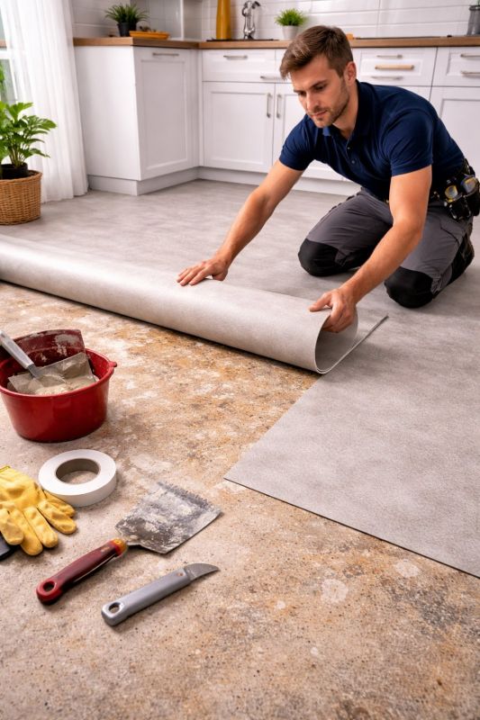 Linoleum Floor Installation in Greene County, OH
