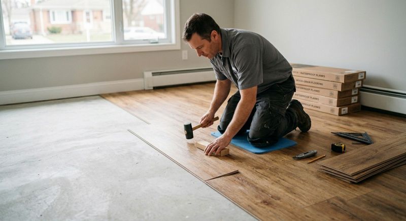 Linoleum Floor Installation in Jamestown, OH