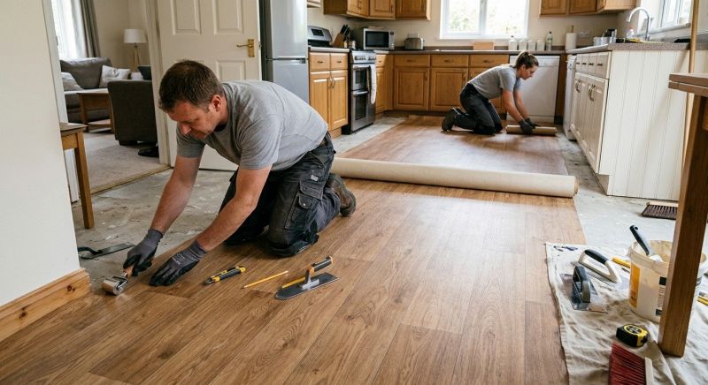 Linoleum Floor Installation in Waynesville, OH