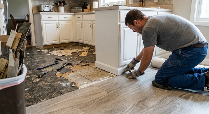 Linoleum Floor Installation in Waynesville, OH