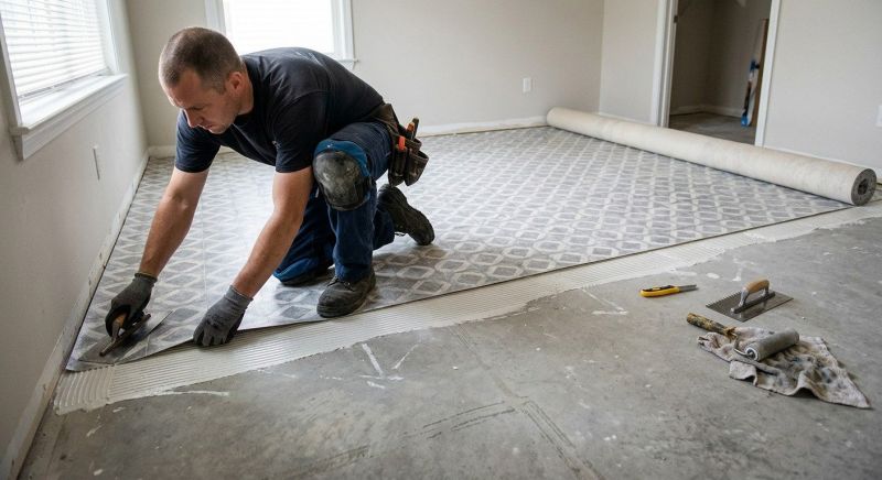 Sheet Flooring Installation in Spring Valley, OH