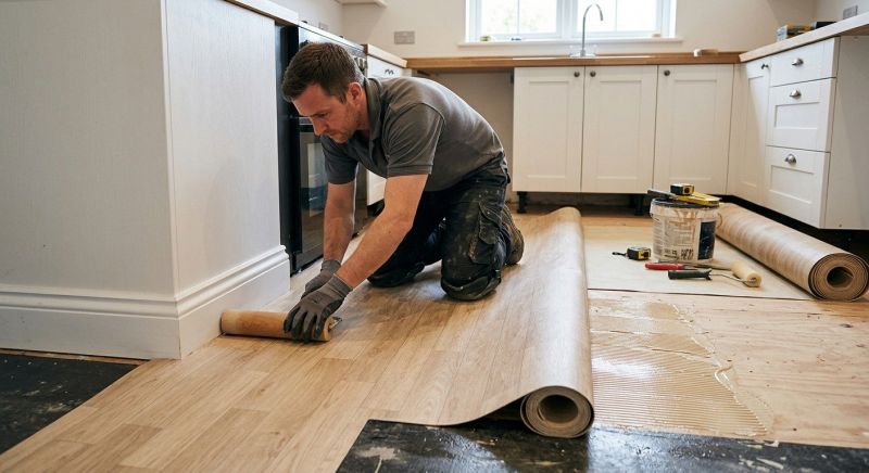 Sheet Linoleum Installation in Spring Valley, OH