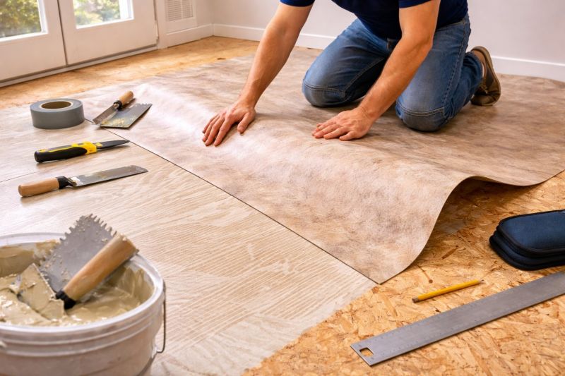 Sheet Vinyl Installation in Waynesville, OH