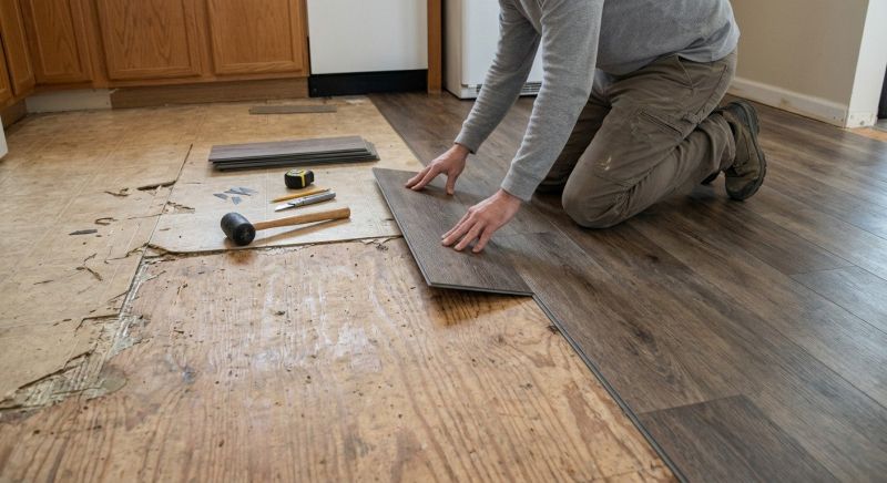 Vinyl Flooring Installation in New Vienna, OH