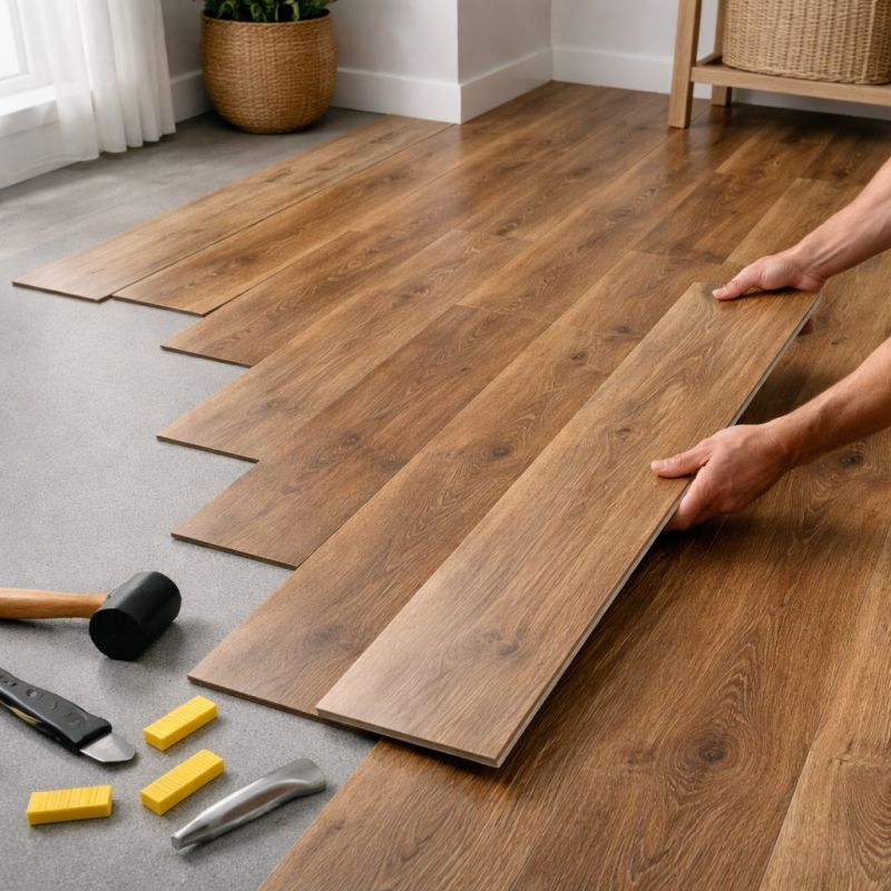 Vinyl Plank Floor Installation in Waynesville, OH